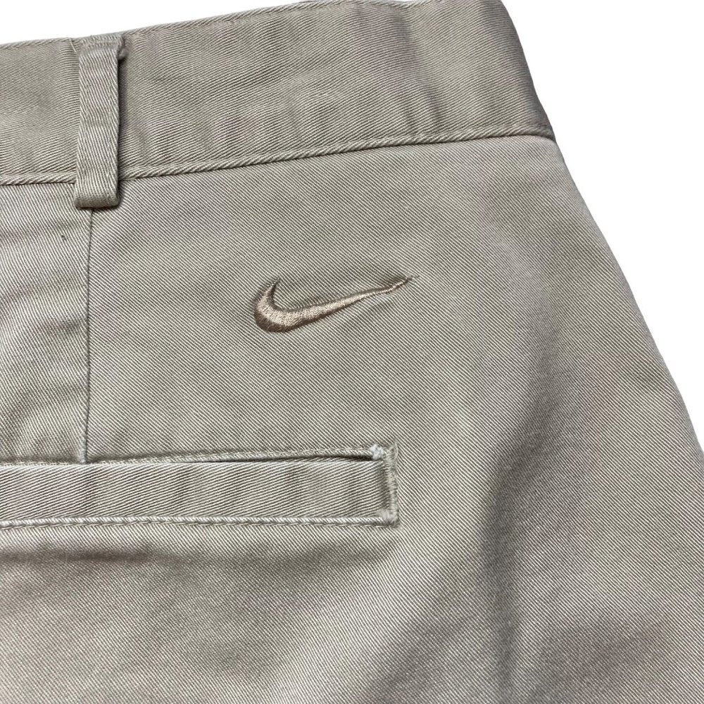 Nike Team Columbia Lions Khaki Shorts Mens 38 Embroidered Patch Swoosh NYC - Picture 5 of 8